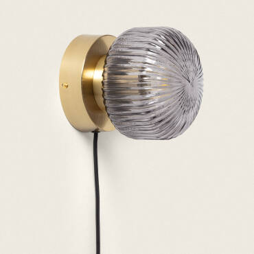 Photograph of the product Windsor Metal & Glass Wall Lamp
