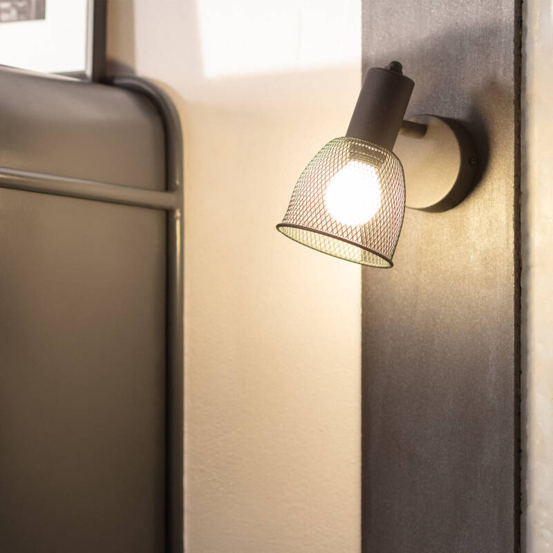 Grid Adjustable Aluminium 1 Spotlight Ceiling Lamp