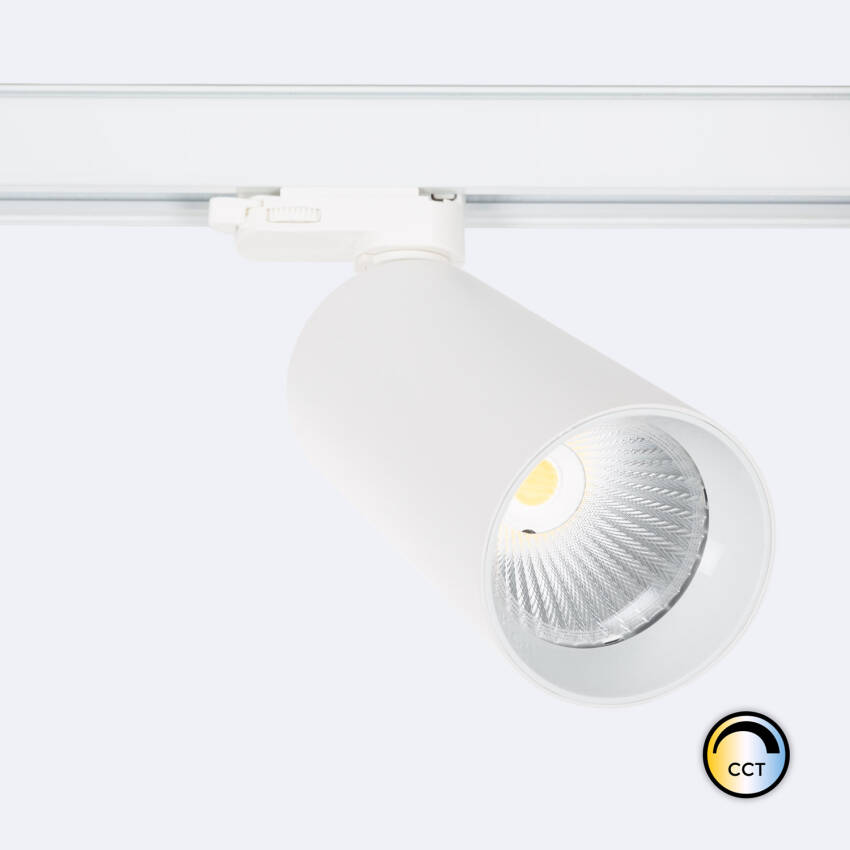 Misoh Selectable CCT 30W LED Track Spotlight for 3-Circuit Track