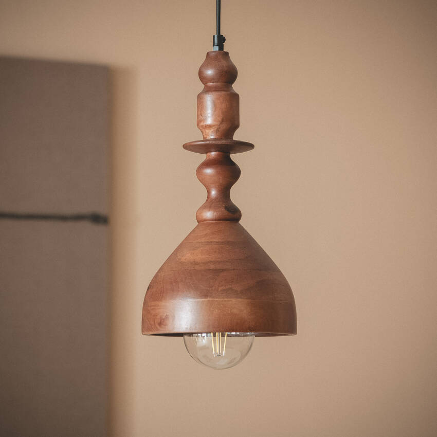 Eravur Wooden Pendant Lamp