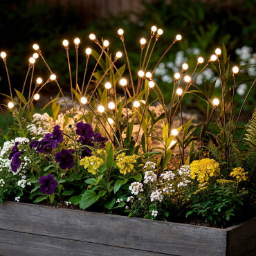 Pack of 2 LightingBug Outdoor Solar LED Spotlight Spikes