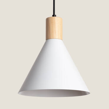 Arbat Metal & Wood Pendant Lamp 