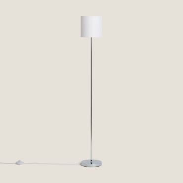 Pangiri Metal & Cloth Floor Lamp