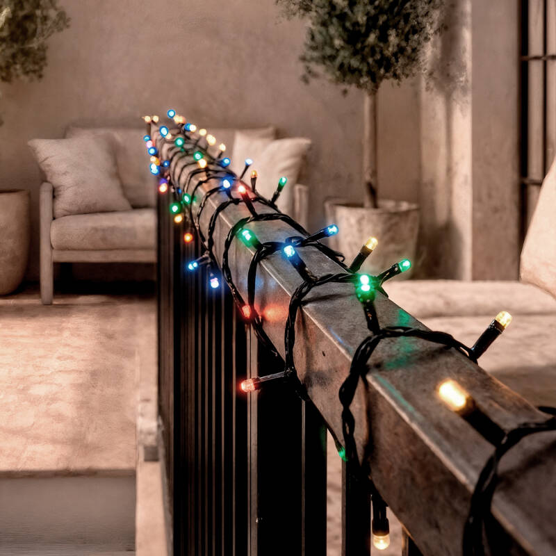 22m Outdoor Solar LED Fairy Lights