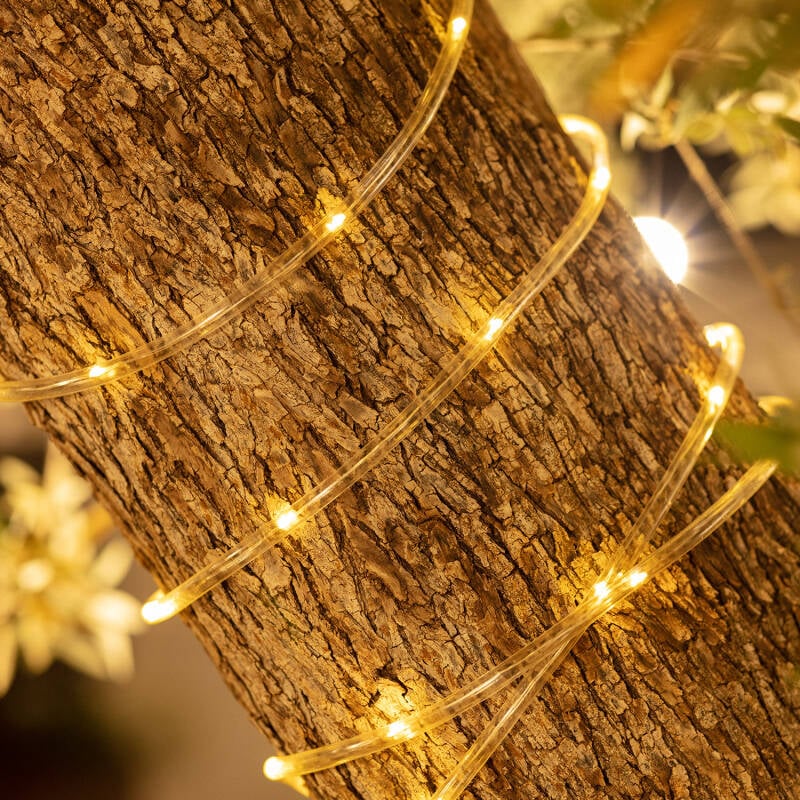 12m Outdoor Solar LED Fairy Lights