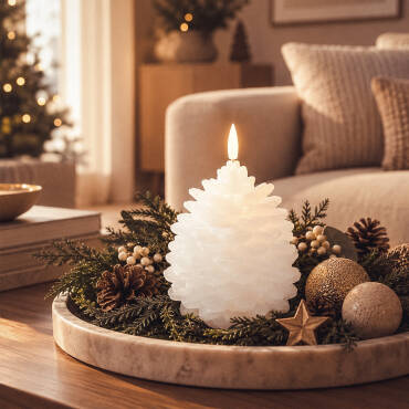 Konggle Natural Wax LED Candle 