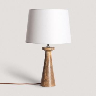 Rani Wooden Table Lamp ILUZZIA 