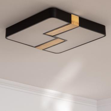 Brusk Square 35W Metal CCT Selectable LED Ceiling Light 480x480 mm